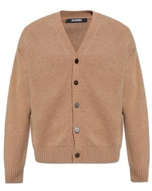 Jacquemus Signature Cardigan - Brown