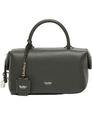 Max Mara Zippered Shoulder Bag - Black