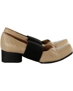Uma Wang Strappy Ballet Shoes - Natural