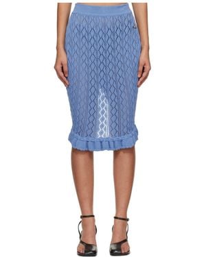 Vivienne Westwood Ella's Cutout Skirt - Blue