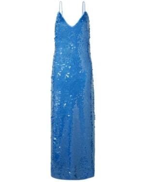 ALÉMAIS Bright Sequin Dress - Blue