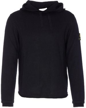 Premiata Drawstring Hooded Jumper - Blue