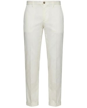 Peserico Pleated Tailored Trousers - Grey