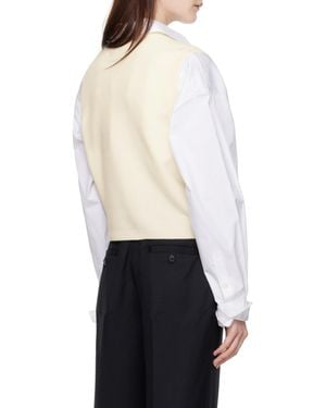 A.P.C. Coco Sleeveless Sweater - White