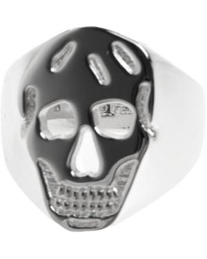McQueen Skull Ring - Metallic