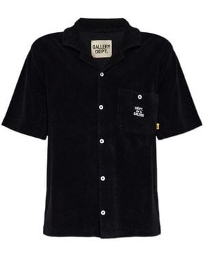 GALLERY DEPT. Camp Collar Short Sleeve Shirt - Black