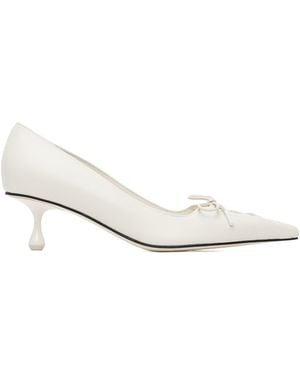 Jimmy Choo Scarlett 50 High Heels - White