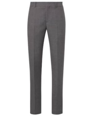 Jil Sander Virgin Wool Tapered Pants - Gray