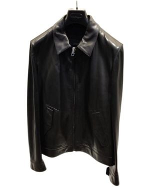 Ferragamo Long-Sleeved Casual Jacket - Black