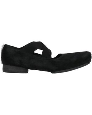 Uma Wang Elastic Ballet Shoes - Black