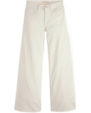 Levi's 728 High Rise Wide Leg Jeans - White