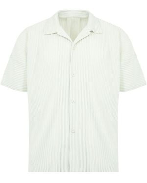 Homme Plissé Issey Miyake Homme Plissé Issey Miyake Monthly Colours May Pleated Shirt - White