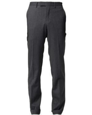 Pt Pantaloni Pt Torino Straight-Leg Tailored Trousers - Black