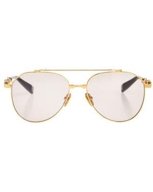 Balmain Full Frame Sunglasses - White