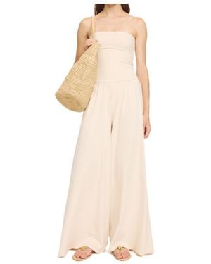 By Malene Birger Marciel Strapless Jumpsuit - Natural