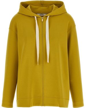 Max Mara Cotton Hoodie Clothing - Yellow