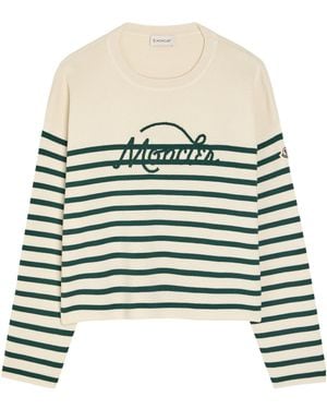 Moncler Wool Crew-Neck Sweater - Multicolor