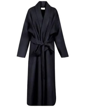 The Row Double-Breasted Coat - Blue