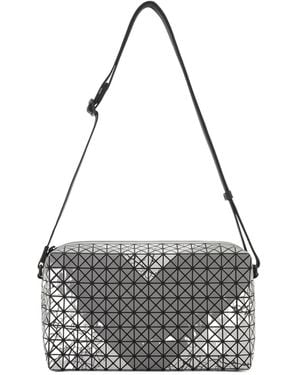 Issey Miyake Geometric-Patterned Shoulder Bag - White