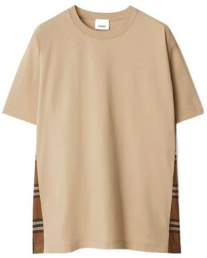 Burberry Logo Short-Sleeved T-Shirt - Natural