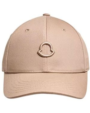 Moncler Logo Strap Baseball Cap - Natural