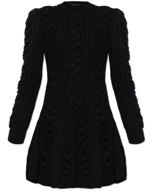McQueen Knitted Dresses - Black