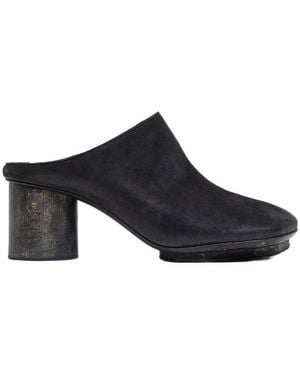 Uma Wang High-Heeled Muller Shoes - Black