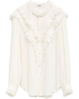 Celine Tomboy Shirt - White