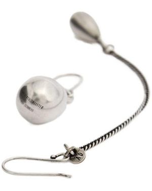 Ann Demeulemeester Asymmetric Earrings - White