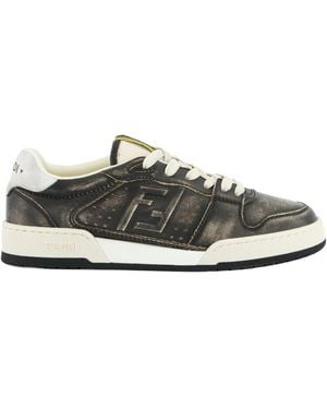 Fendi Match Low-Top Sneakers - Multicolor