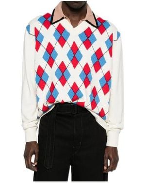 Dries Van Noten Long-Sleeved Pullover - Red