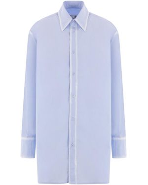 MM6 by Maison Margiela Poplin Shirt - Blue