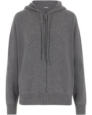 The Row Hooded Zip-Up Cardigan - Grey
