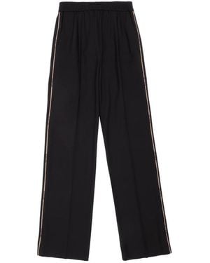 Helmut Lang High Waisted Flared Trousers - Black