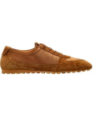 Aeyde Uma Suede Trainers - Brown