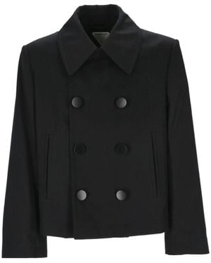 Bottega Veneta Long-Sleeved Casual Jacket - Black
