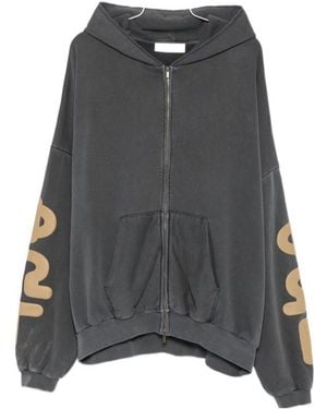 Fear Of God Zippered Hoodie - Grey