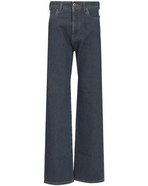 Miu Miu Straight-Leg Denim Trousers - Blue