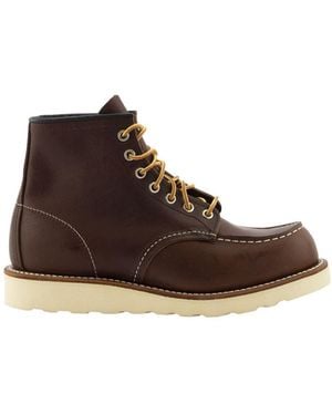 Red Wing Lacing Ankle Boots - Brown