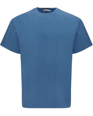 Givenchy Logo Patch Crewneck T-Shirt - Blue