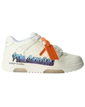 Off-White c/o Virgil Abloh Out Of Office For Walking Artwork Trainers - Blue