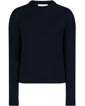 Dries Van Noten Long-Sleeved Knitted Jumper - Blue