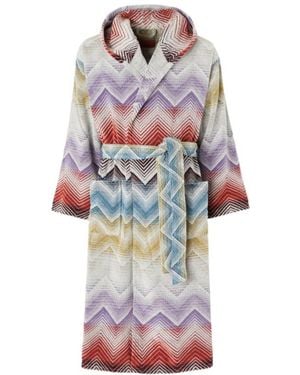 Missoni Home Zig Zag Marea Dressing Gown - White