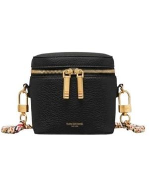 Thom Browne Leather Cross Body Bag - Black