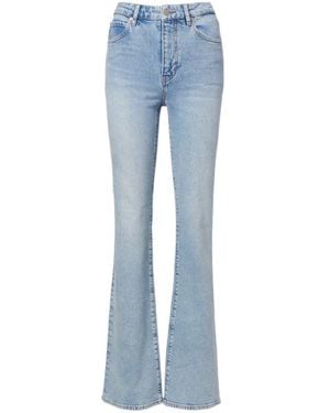 FRAME Arrow High-Rise Bootcut Jeans - Blue