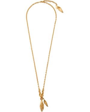 Chloé Corn-Shaped Necklace - White