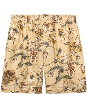 KENZO Wildflower Elasticated Shorts - Natural
