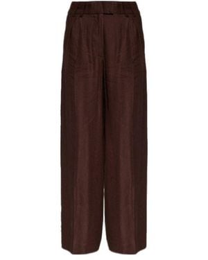 AllSaints Charley Wide-Leg Trousers - Brown