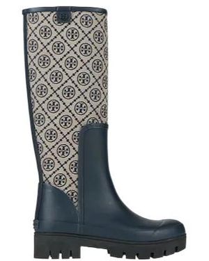 Tory Burch Large Waterproof Rain Boots - Blue