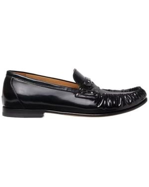 Fendi Scrunch Loafers - Black